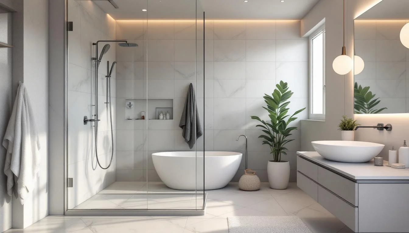 Rénovation salle de bain Balaruc-les-Bains - douche italienne